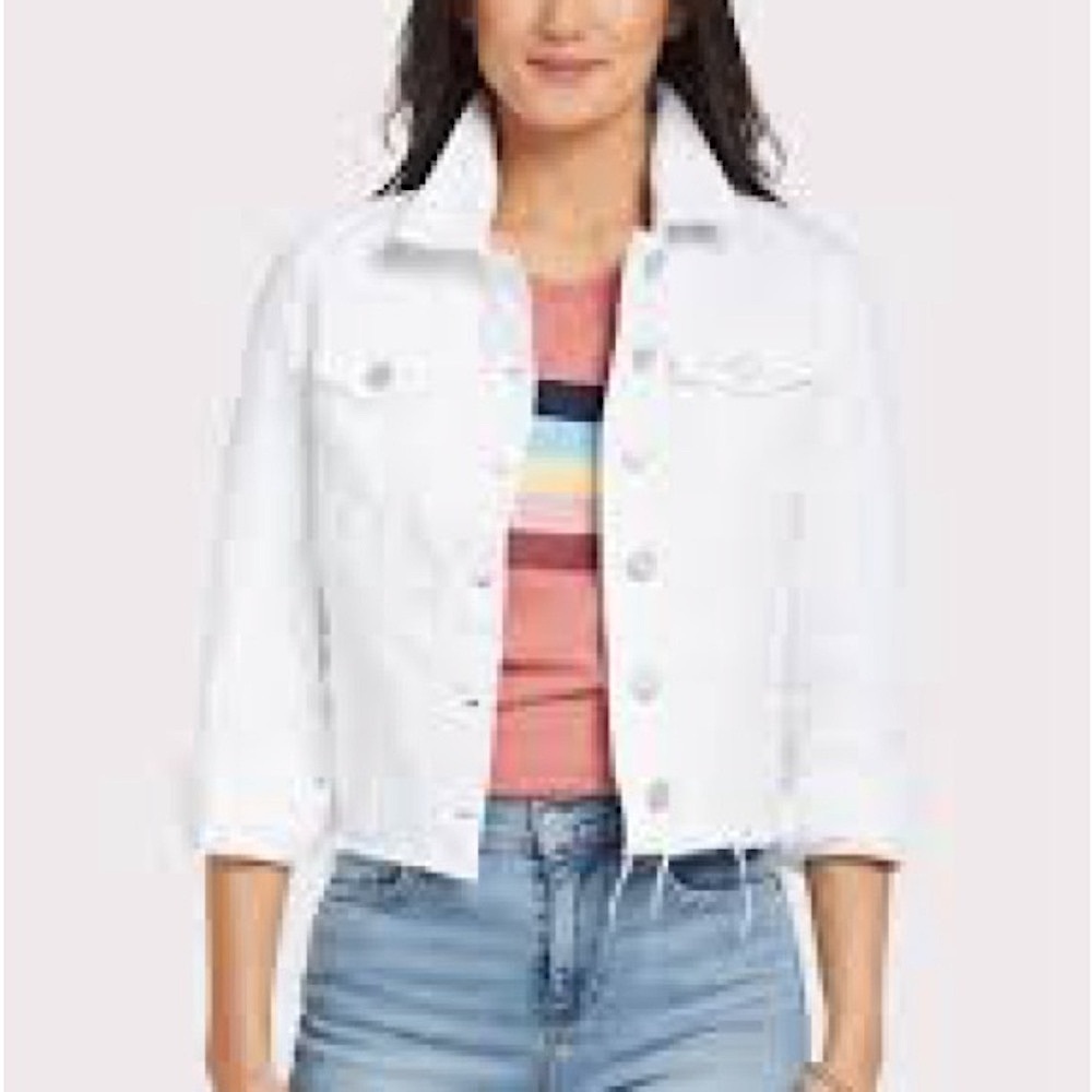 Women's White Denim Jacket from BLANKNYC